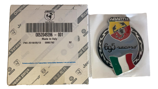 Genuine Abarth '695 Record' Badge - 500 Abarth - TMC Motorsport