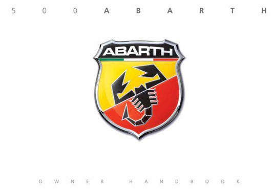 Genuine Abarth Owners HandBook - 500 Abarth