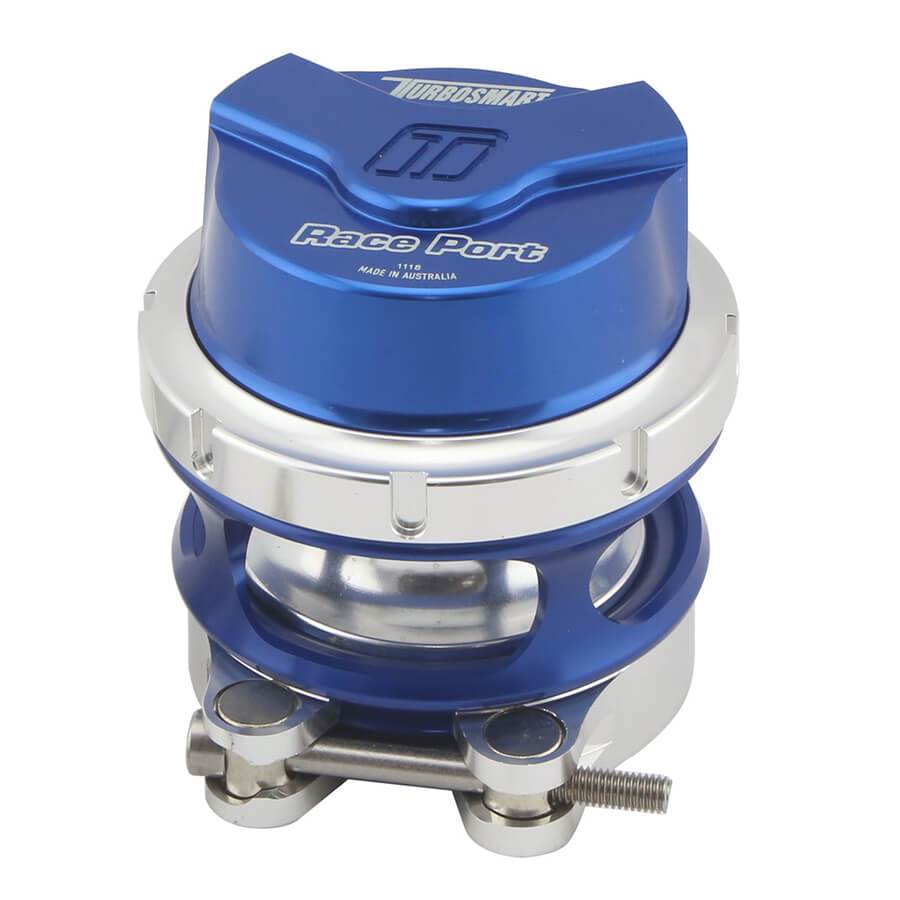 Turbosmart Gen-V Race Port (Female Flange) in Blue